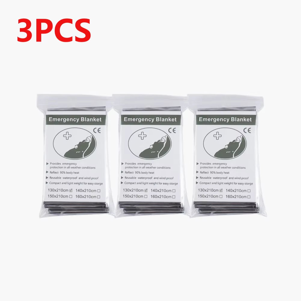 Emergency Thermal Blanket – Body Heat Retention – Multi-Pack – TSR