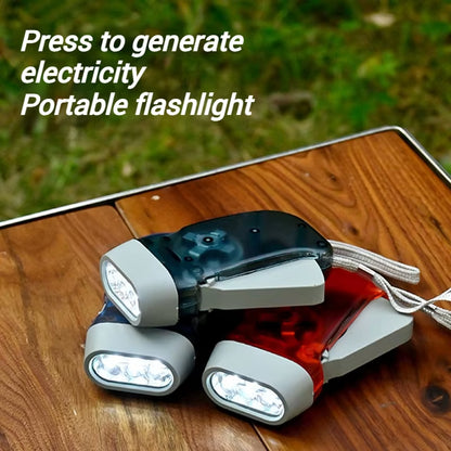 Hand Crank Flashlight – Emergency Dynamo Light – TSR