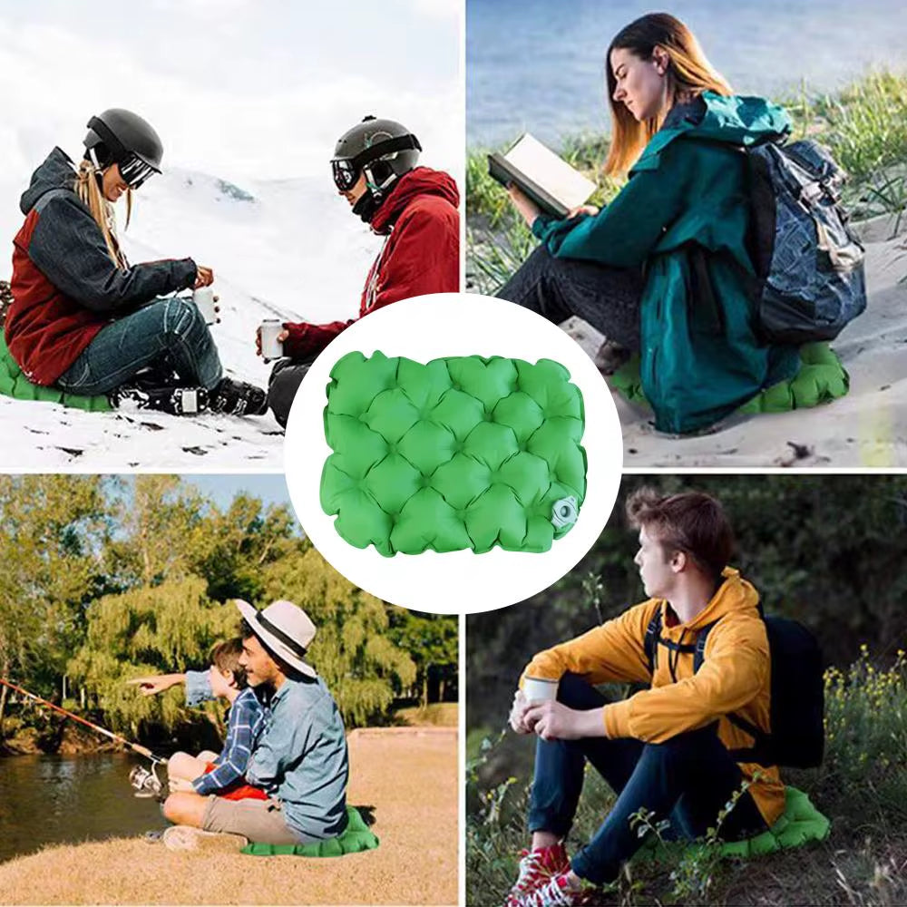 Inflatable Camping Cushion – Portable Emergency Seating – Waterproof – TSR