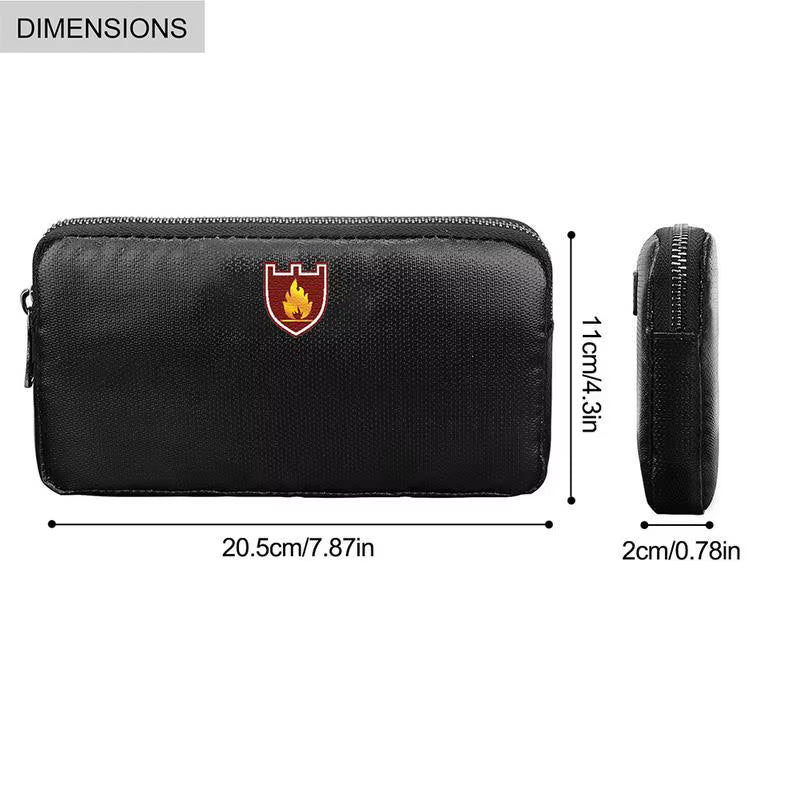 Fireproof Money Wallet – Waterproof Cash Protection – Faraday Pouch – TSR