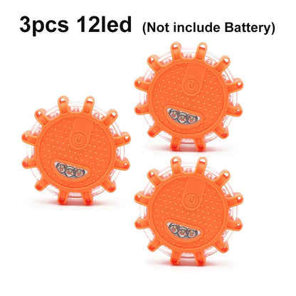 Magnetic LED Beacon Lights – Car Breakdown Emergency Flashing – 8-LED – TSR