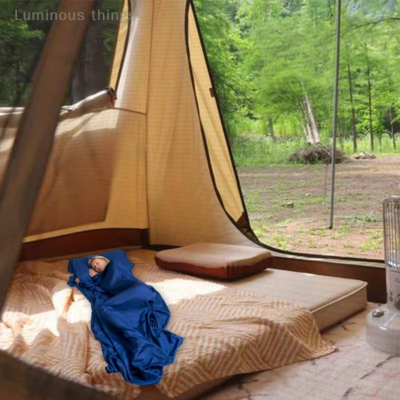 Silk Sleeping Bag Liner – Emergency Camping Hygiene – Lightweight – TSR