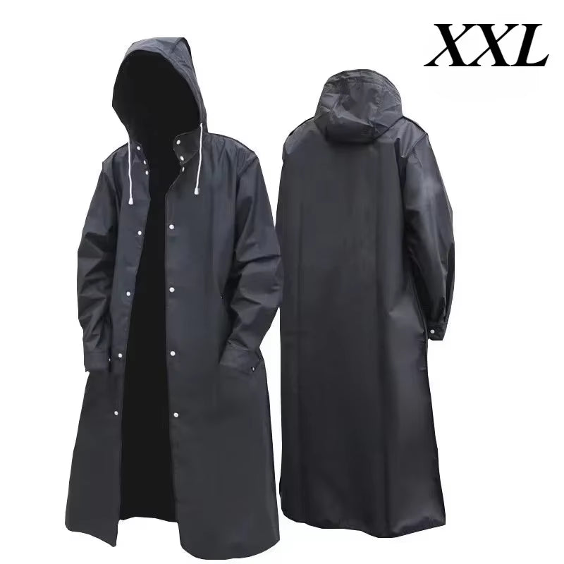 Tactical Blackout Raincoat – Waterproof 10Kmm Windproof Shell | Urban EDC Survival Gear | Ships in 24h | TSR Survival