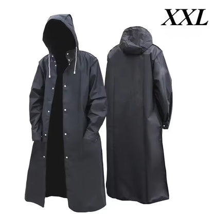 Tactical Blackout Raincoat – Waterproof 10Kmm Windproof Shell | Urban EDC Survival Gear | Ships in 24h | TSR Survival
