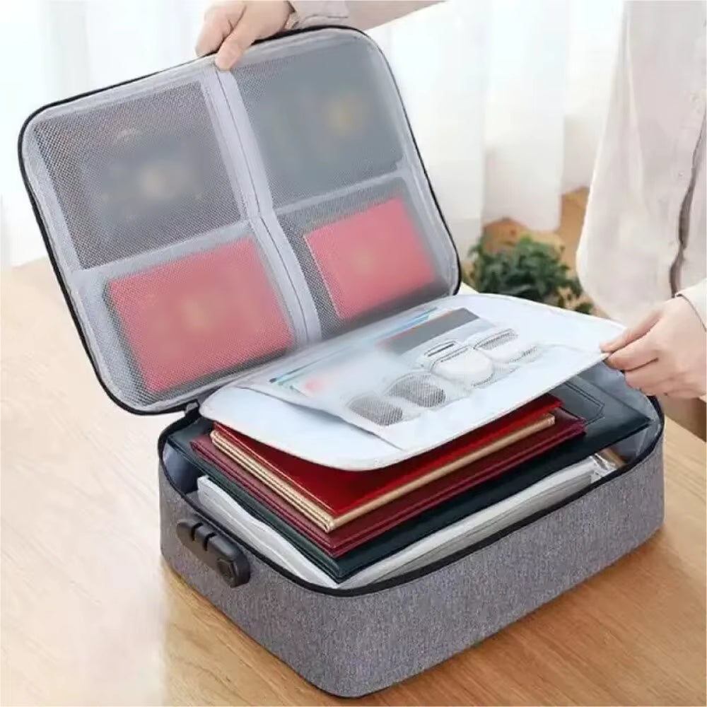 Waterproof Document Bag – Emergency Cash/File Safe – Fireproof – TSR