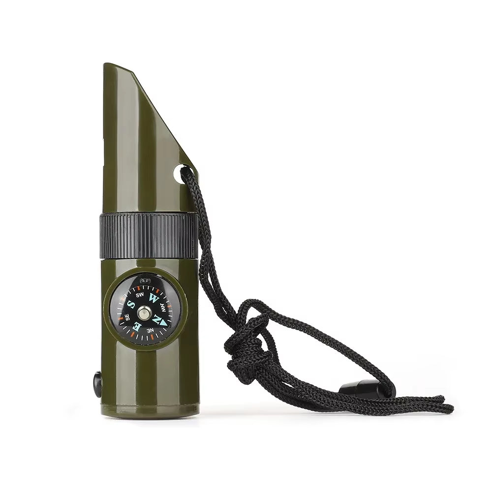 Survival Whistle Compass – Emergency Rescue Signal – Thermometer – TSR