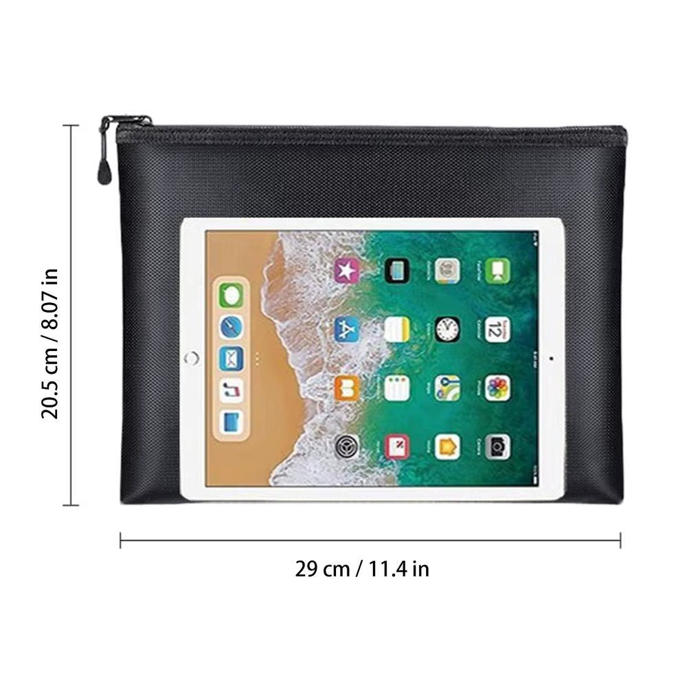 Fireproof Document Bag – Waterproof File Money Pouch – S/M/L – TSR