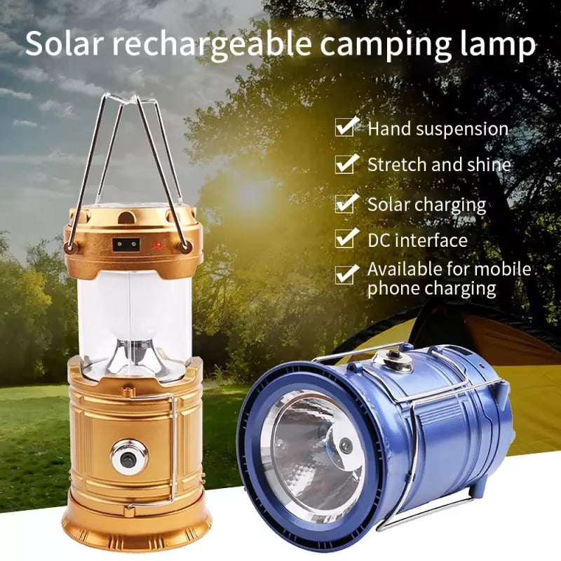 Solar Charger Lantern – USB Rechargeable Emergency Light – TSR