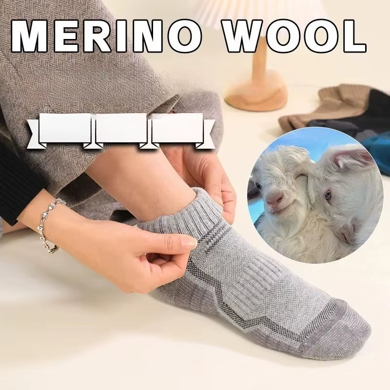 Merino Compression Socks – Winter Sports Warmth – Hiking Ski Thick – TSR
