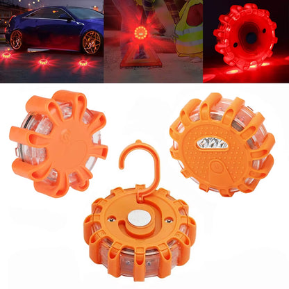 Magnetic LED Beacon Lights – Car Breakdown Emergency Flashing – 8-LED – TSR
