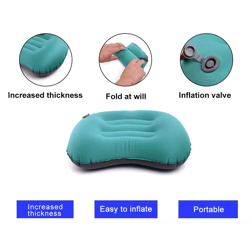 Inflatable Neck Pillow – Camping Emergency Support – Ultralight – TSR