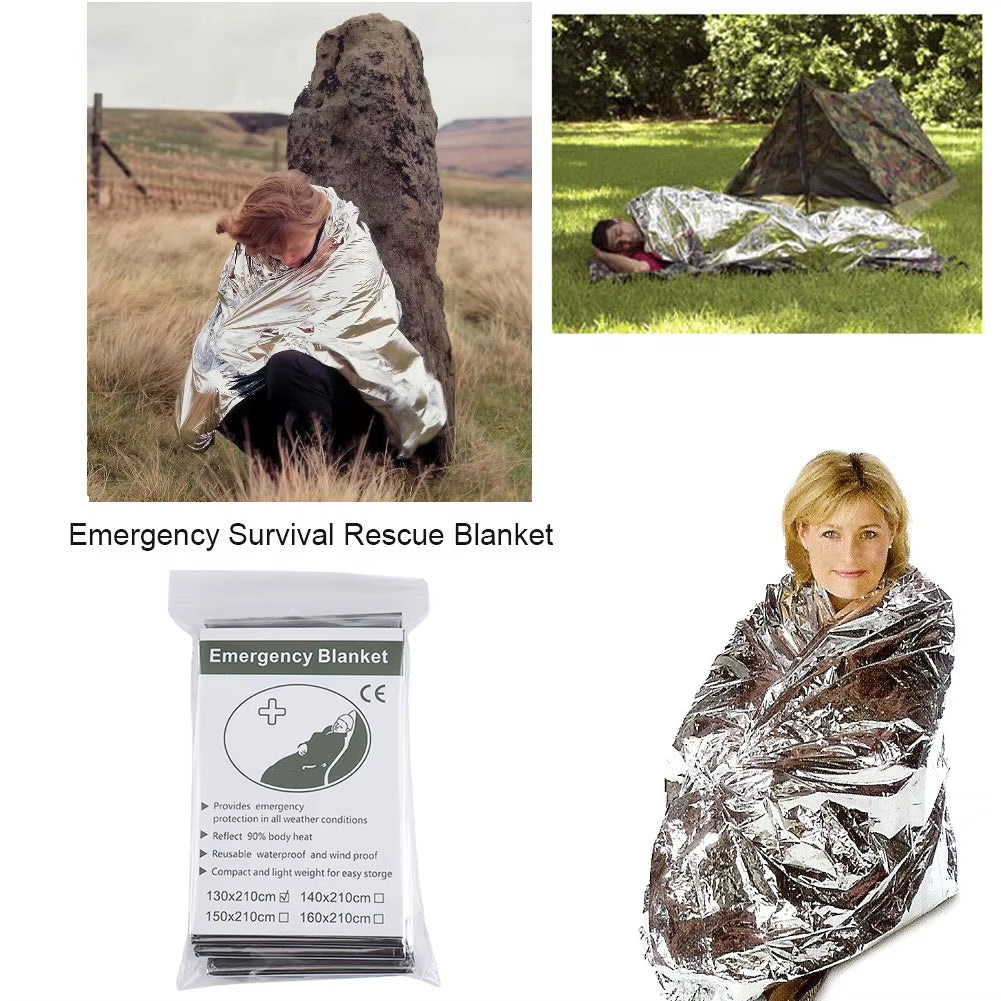 Emergency Thermal Blanket – Body Heat Retention – Multi-Pack – TSR