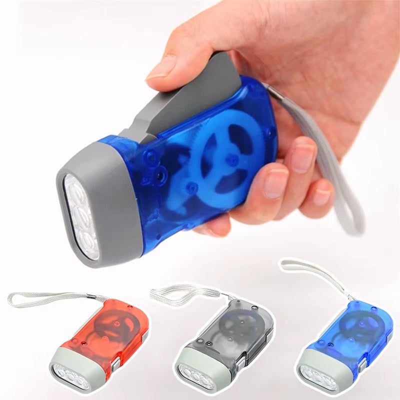 Hand Crank Flashlight – Emergency Dynamo Light – TSR
