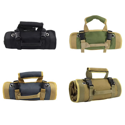 Tool Roll Organizer – Emergency Repair Kit Bag – Multi-Pocket – TSR