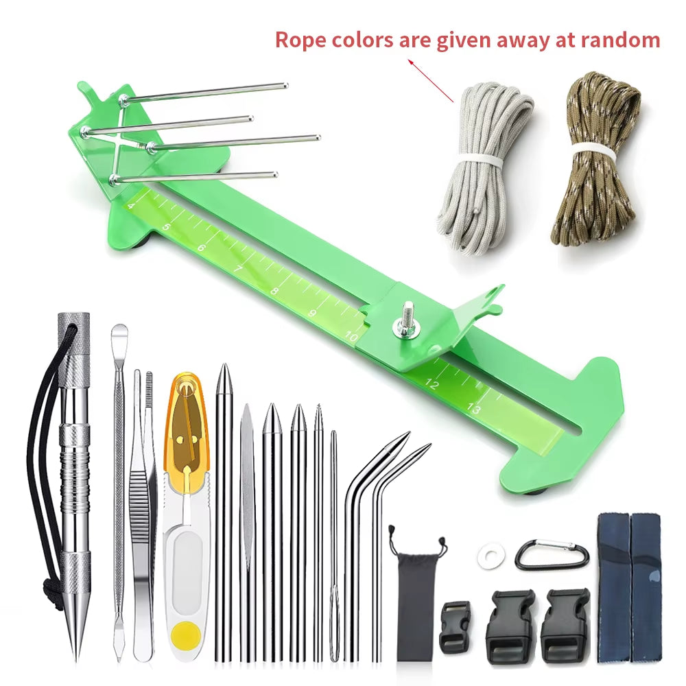 Paracord Survival Bracelet Kit – 72-Hour Emergency Cordage – DIY Jig – TSR