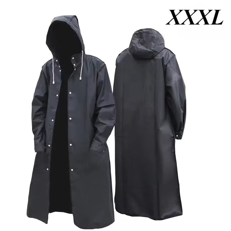 Tactical Blackout Raincoat – Waterproof 10Kmm Windproof Shell | Urban EDC Survival Gear | Ships in 24h | TSR Survival