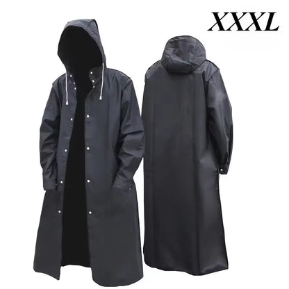 Tactical Blackout Raincoat – Waterproof 10Kmm Windproof Shell | Urban EDC Survival Gear | Ships in 24h | TSR Survival