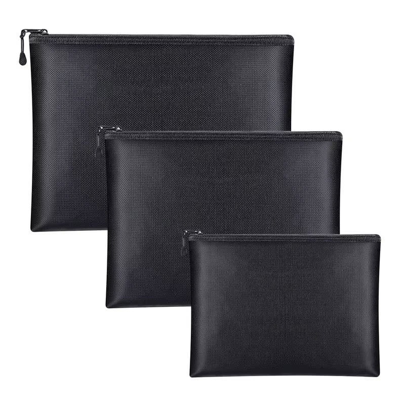 Fireproof Document Bag – Waterproof File Money Pouch – S/M/L – TSR