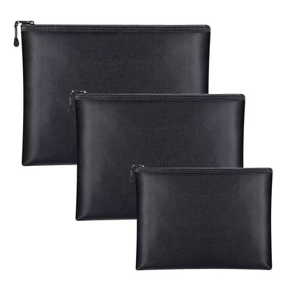 Fireproof Document Bag – Waterproof File Money Pouch – S/M/L – TSR