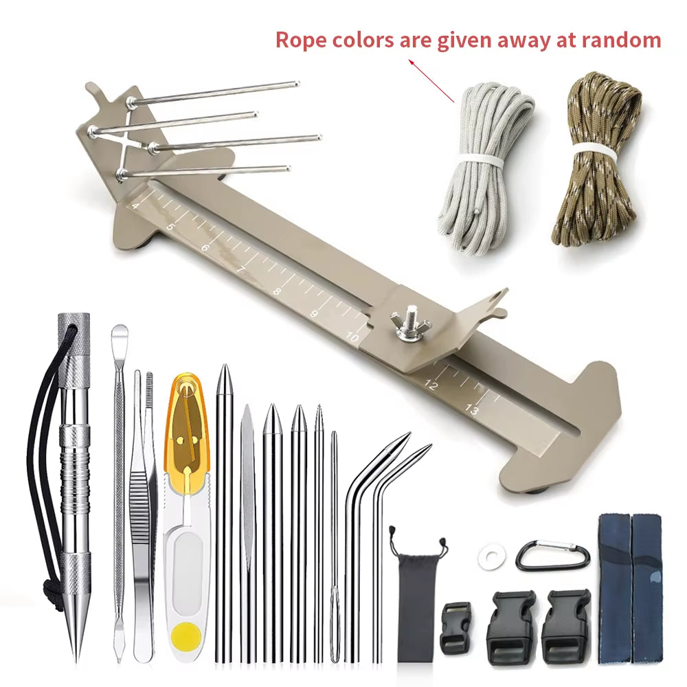 Paracord Survival Bracelet Kit – 72-Hour Emergency Cordage – DIY Jig – TSR