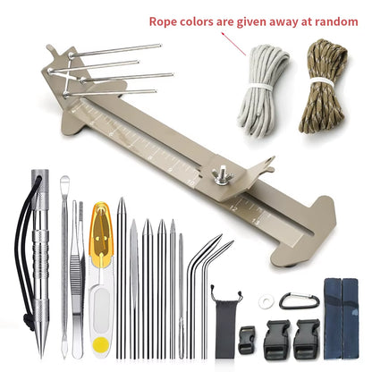 Paracord Survival Bracelet Kit – 72-Hour Emergency Cordage – DIY Jig – TSR