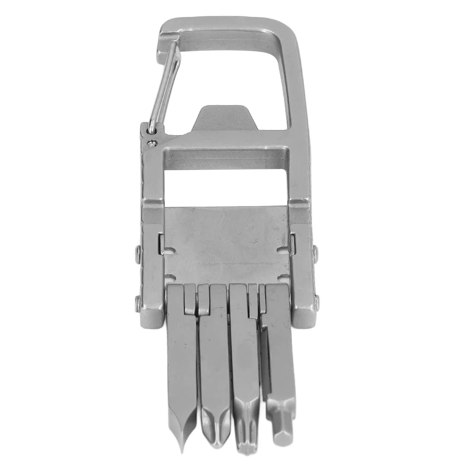 12-in-1 Keychain Multitool – EDC Screwdriver Survival – Folding – TSR