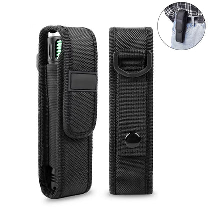 Flashlight Storage Pouch – Outdoor Torch Holder – Nylon Belt – TSR
