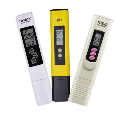 Water Quality Tester – PH/EC/TDS Digital Meter – Emergency Pool – TSR