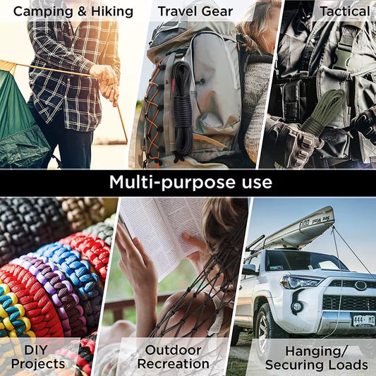 550 Paracord Rope – 72-Hour Kit Cordage – 100FT – TSR